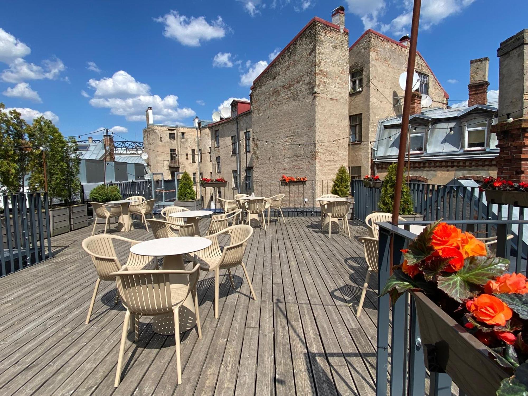 Pullman Riga Old Town Hotel Ngoại thất bức ảnh Rooftop terrace